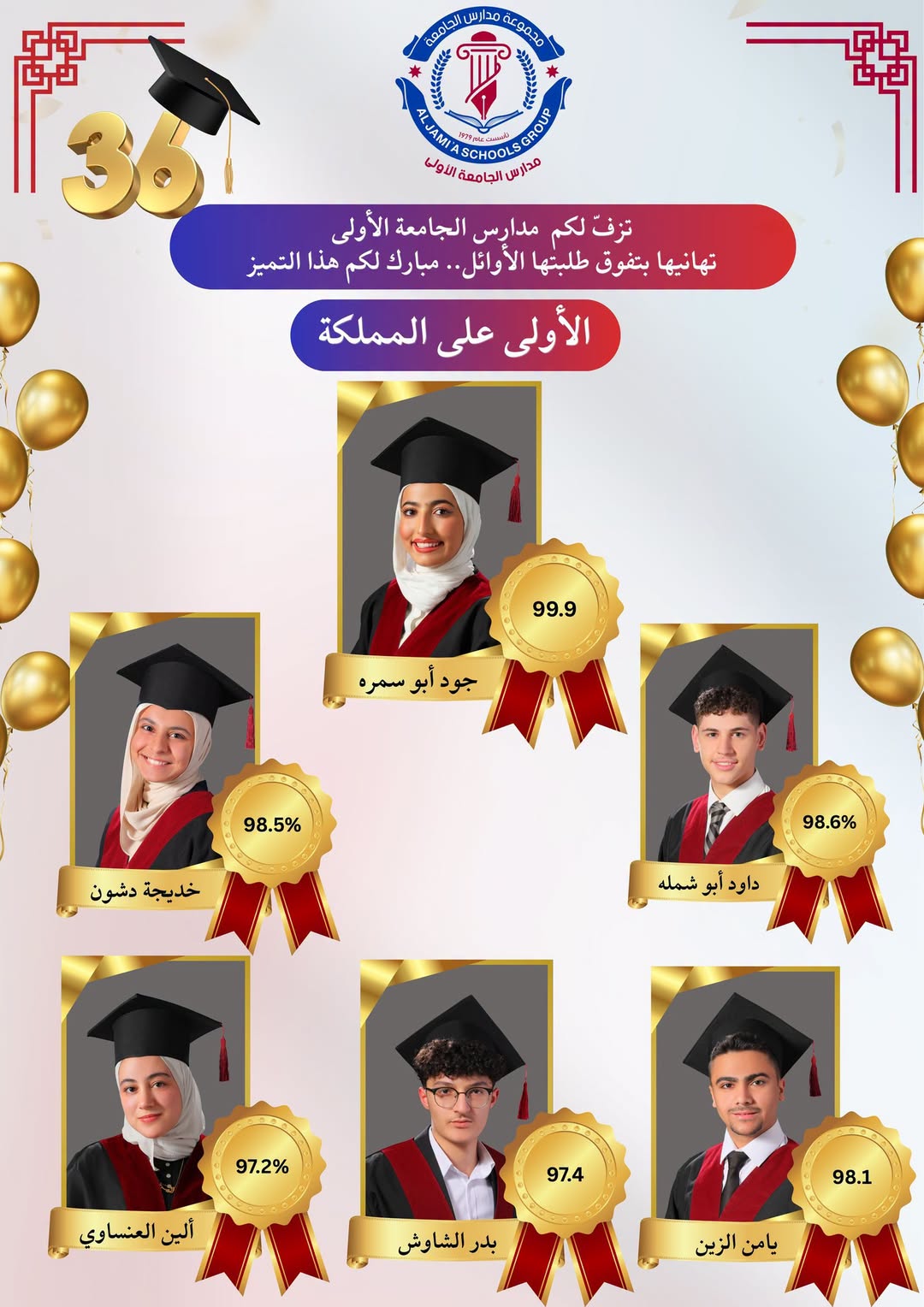 روضة ومدارس الجامعة الأولى والثانية