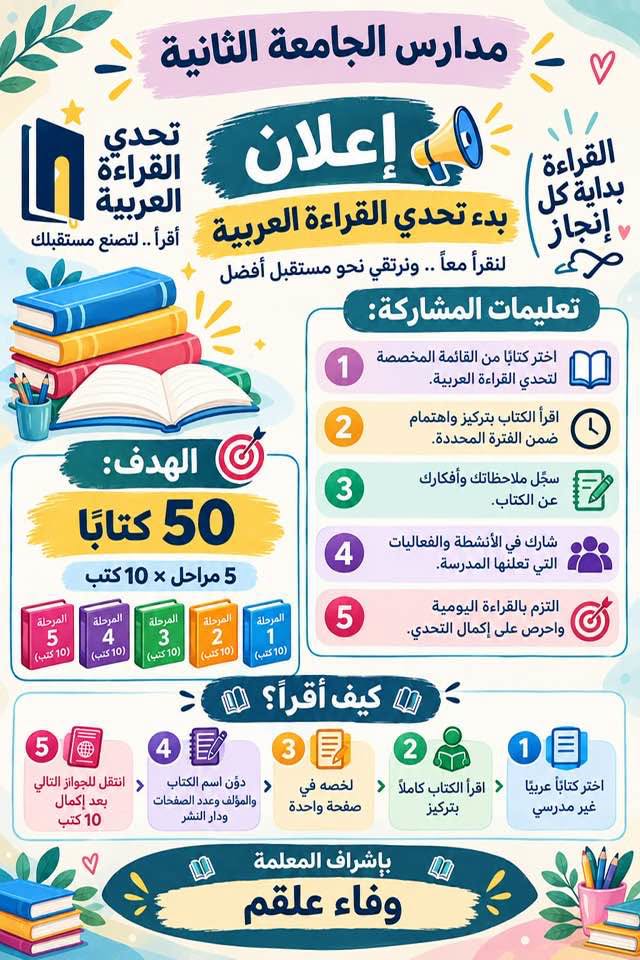 روضة ومدارس الجامعة الأولى والثانية