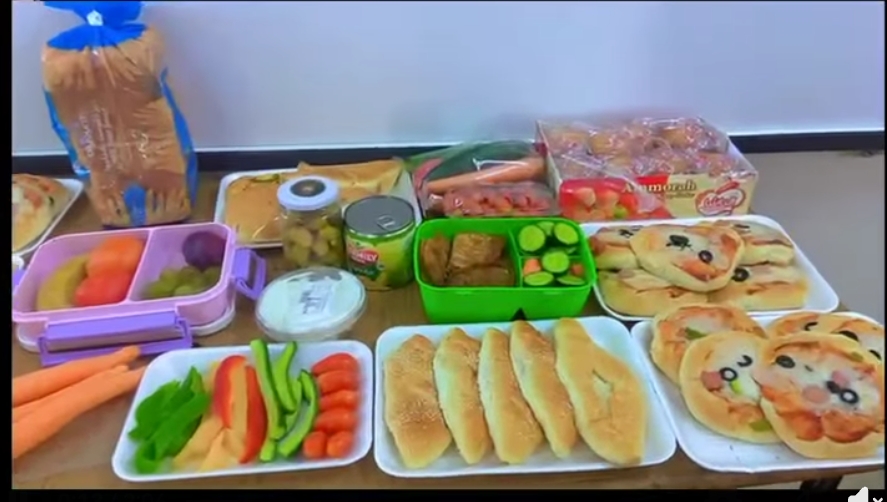 The activity of the first grade students with a healthy breakfast