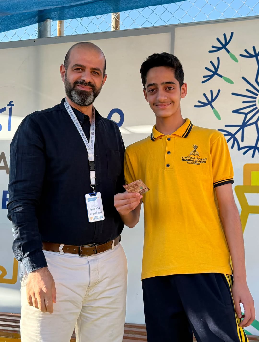 A proud achievement.. Omar Al-Hayyak wins the 52-meter race