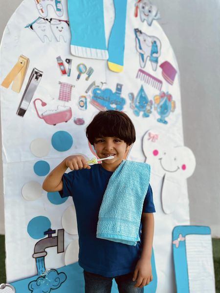 يوم النظافة مع kg1 في روضتنا الحبيبة