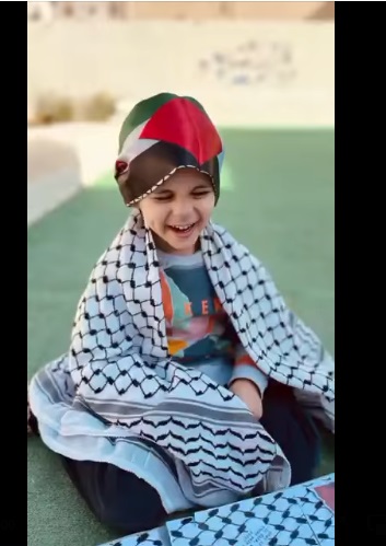 من روضة شمس المملكة طِبتُم وطَابت فِلسطين