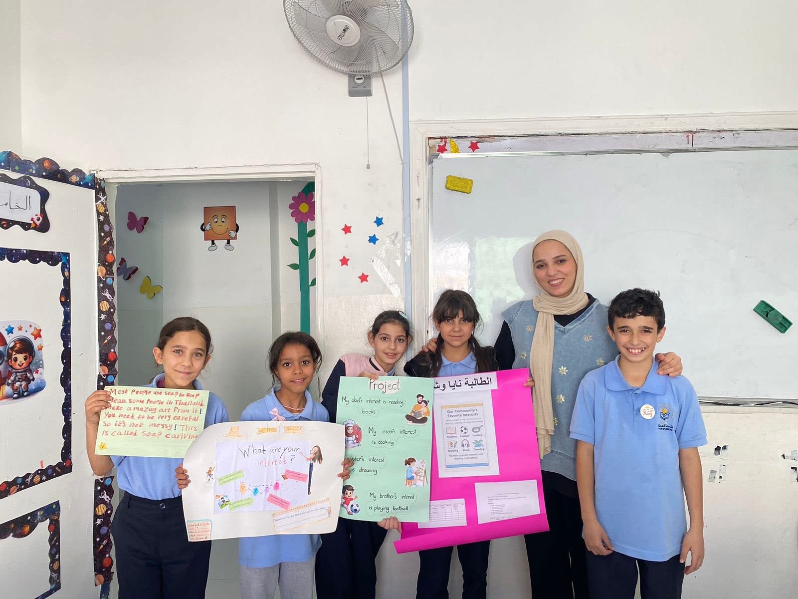 Our amazing students proudly presented their creative projects