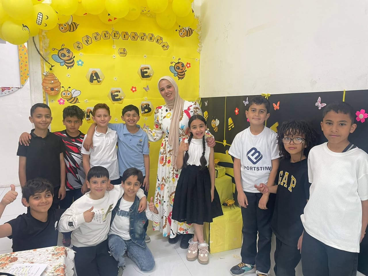 We proudly handed out the certificates and awards